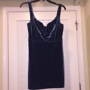 Velour dress - express clothing